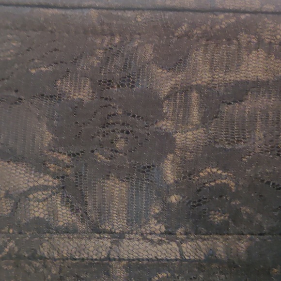 Daisy Corsets Underbust Black Lace Floral Tie up and Zip corset NWT Valentine's - Picture 2 of 7